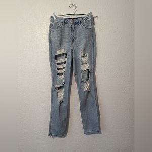 Hollister ultra high rise mom jeans